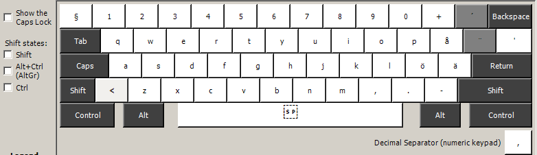 fi layout, plain